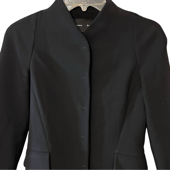 Proenza Schouler Wool Blend Blazer Made in Italy Black luxury old money - Picture 3 of 16